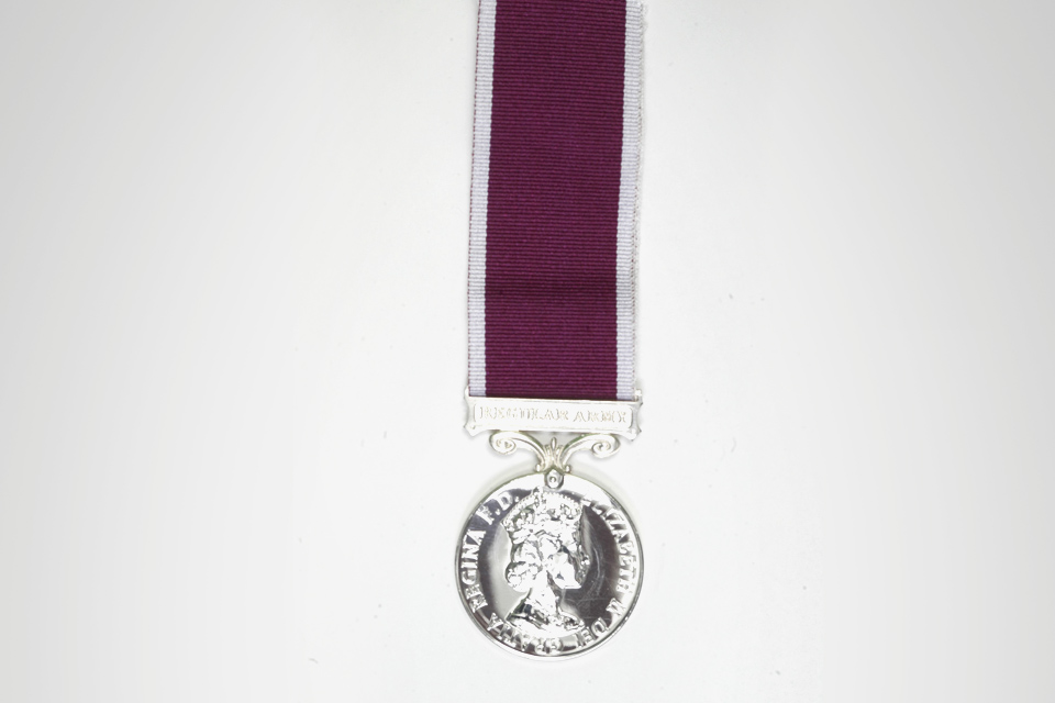 Long service and good conduct medal - army