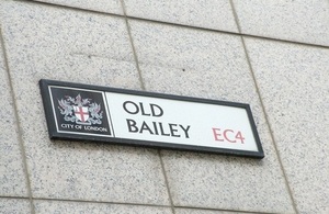 The Old Bailey Road sign