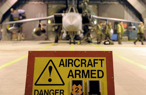 RAF Tornado GR4 aircraft