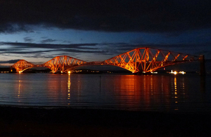 Forth road railway bridge