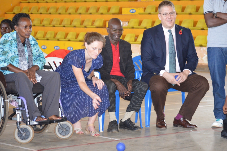 Playing Boccia