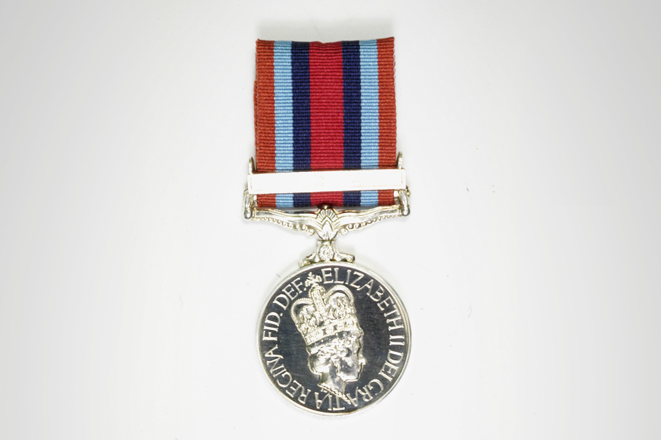 Operational Service Medal with clasp: Congo