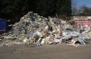 Waste at the Hill Top Farm site