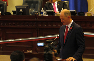 Uk Ambassador at Salvadoran Parliament