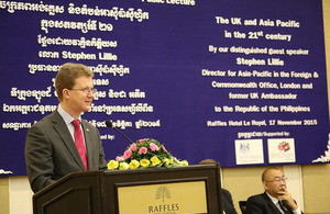 Stephen Lillie, Director Asia-Pacific, Foreign and Commonwealth Office
