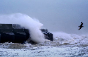 Environment Agency urges people to avoid putting themselves at risk by taking storm selfies