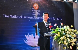 High Commissioner H.E. James Dauris was the Chief Guest at the National Chamber of Commerce’s Business Excellence Awards Ceremony 2015.