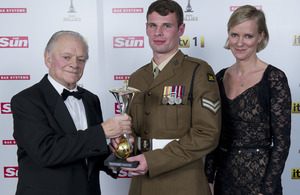 Sir David Jason, Corporal Oliver Kennedy and Hermione Norris