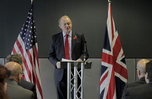 Sir Charles Montgomery at the Global Entry launch