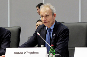 David Lidington delivers the UK statement at the 2015 OSCE Ministerial