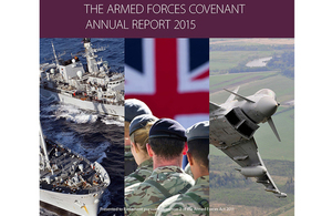 The Armed Forces Covenant Annual Report has been published. Crown Copyright.