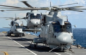 Picture of Merlin helicopter
