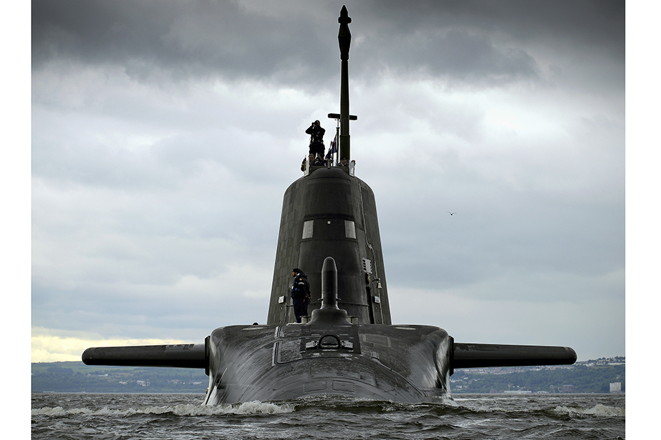 HMS Artful. Crown Copyright.
