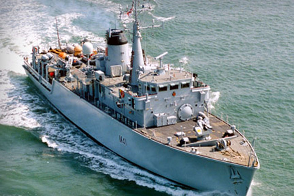 HMS Quorn in Qatar