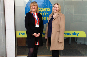 Karen Bradley at Harlow Citizens Advice