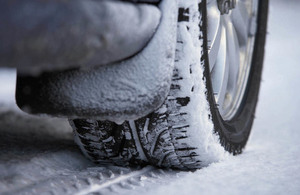 A car in winter