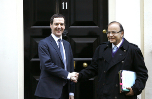 George Osborne at EFD. Copyright PA images.