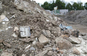 Waste site in Ludlow