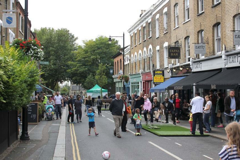 Walthamstow Village Area Mini Holland during the trial