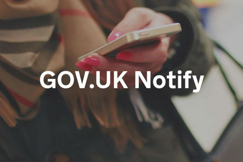 GOV.UK Notify - GOV.UK