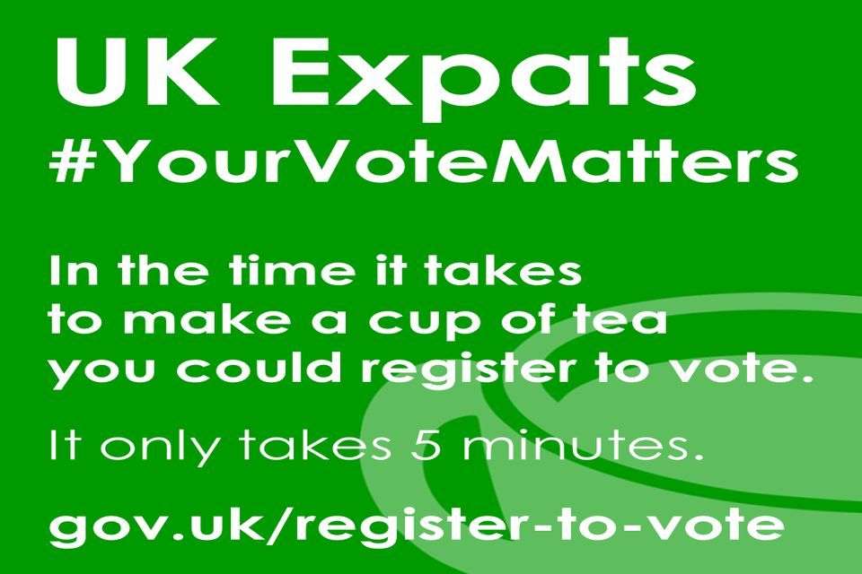 Uk Citizens Living Overseas Register To Vote Gov Uk
