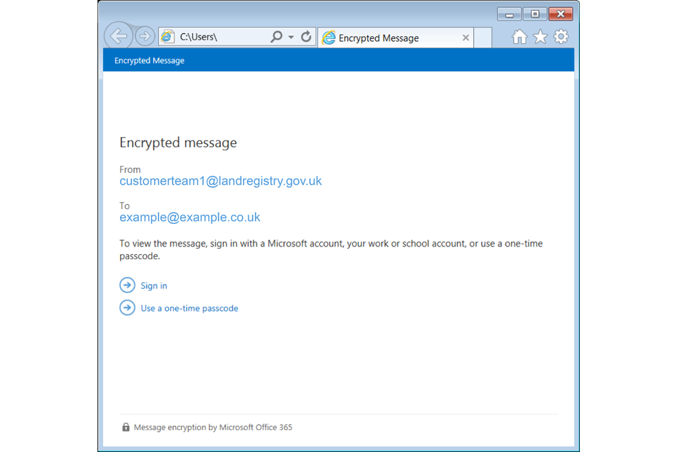 Email secure