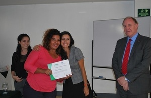 Presentation of certificates
