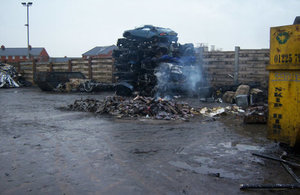 Melksham Metals scrapyard