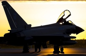 Picture of Typhoon aircraft