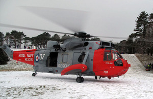 Sea King helicopter