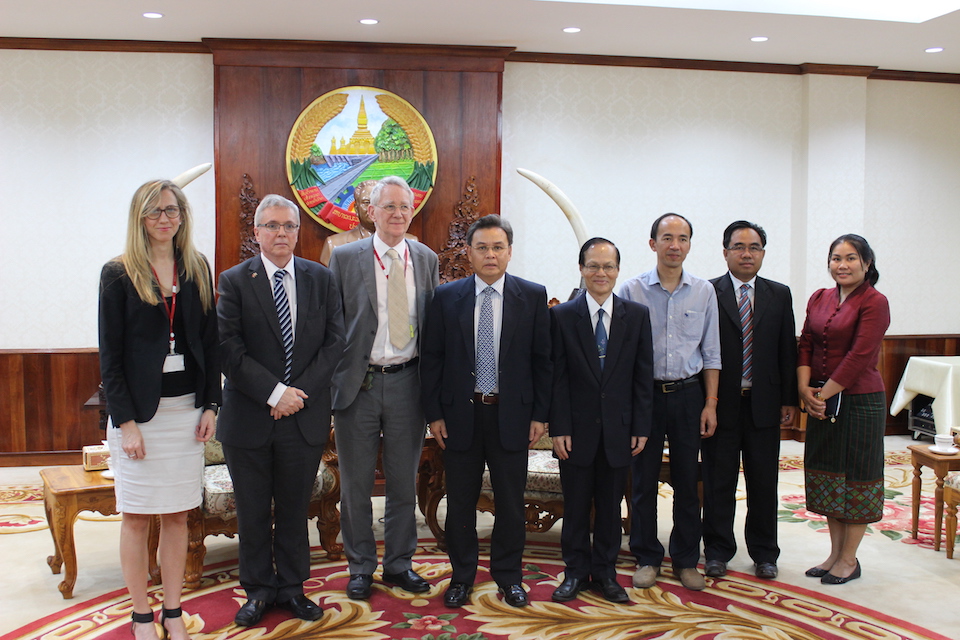 Official reception for the delegation by the Lao National Assembly