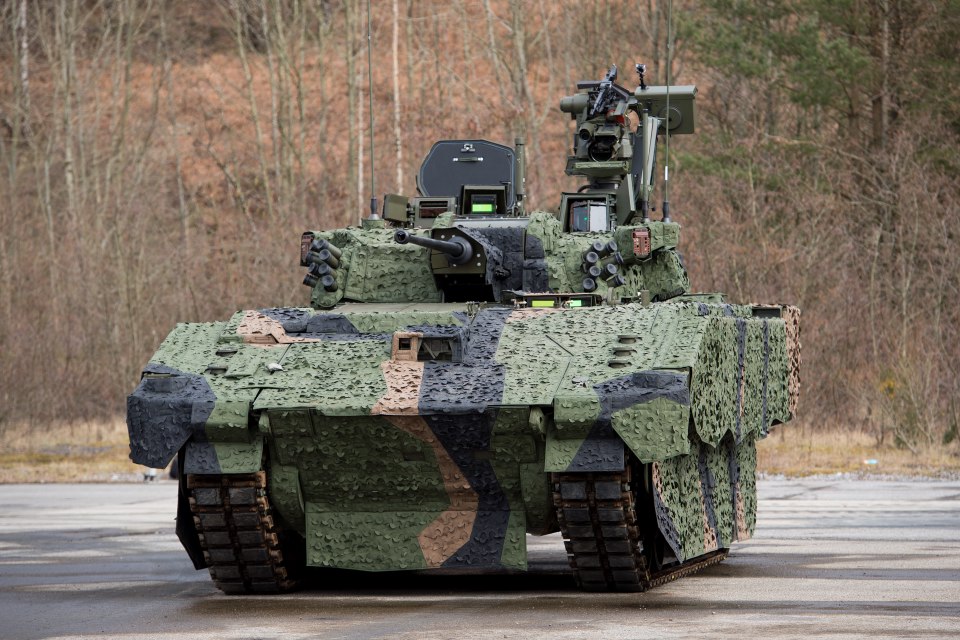 Ajax is the Army’s first fully digitised armoured vehicle. Crown Copyright.