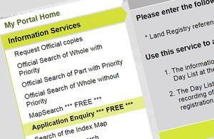 Application enquiry navigation