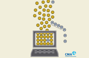 Customer reviews infographic.