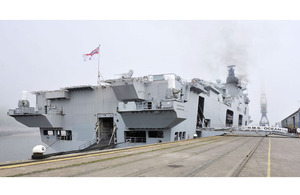 HMS Ocean alongside at Corporation Quay