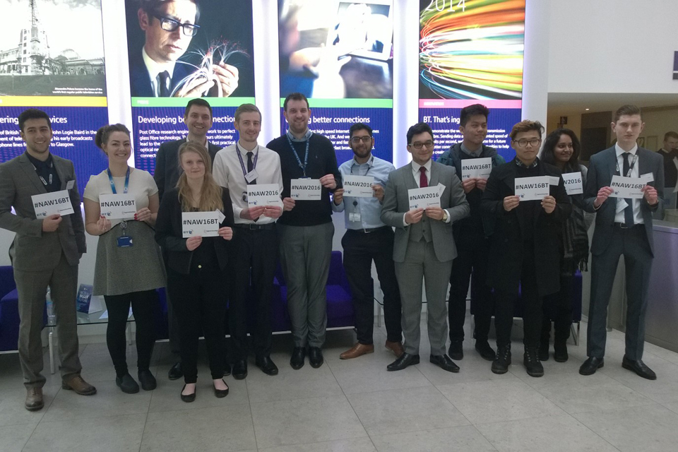 BT higher apprenticeship breakfast event