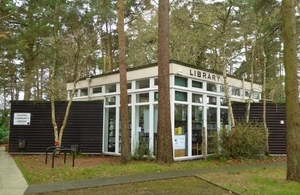 One of Dorset's community libraries: Colehill