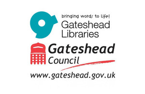 Gateshead libraries and Gateshead council logos