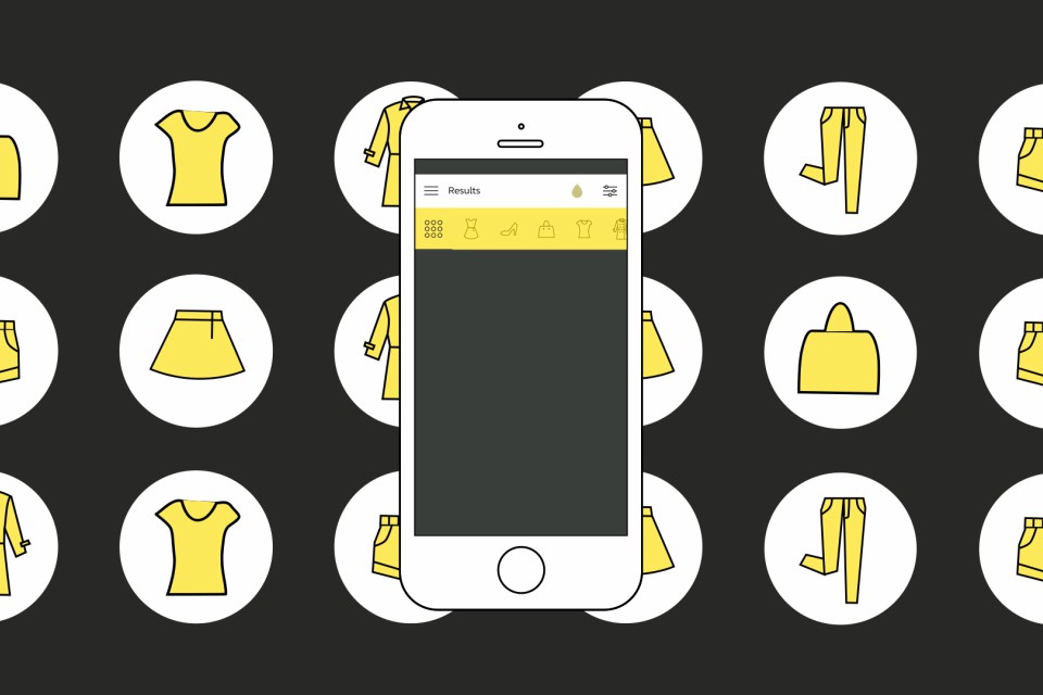 animated image of Snap Fashion app
