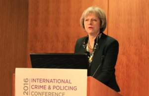 Home Secretary Theresa May