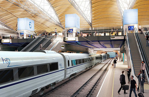 Proposed HS2 Euston station.