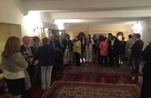 Celebrating Kevin Govender's award at Cape Town residence