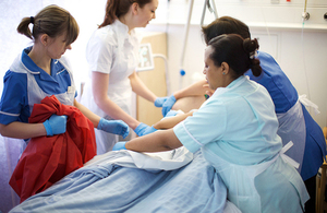 Nurses in a hospital