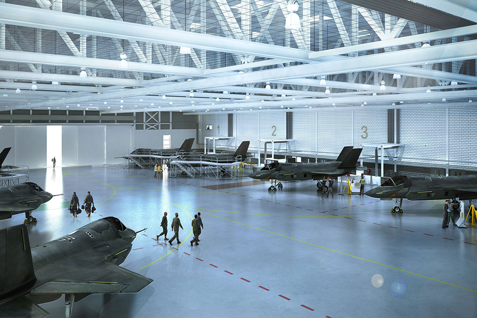 CGI imagery of the new facilities
