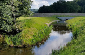 Flood storage at Pickering