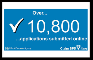 Over 10,800 applications submitted online