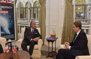 Minister Machnouk with Minister Ellwood