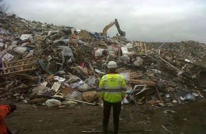 Weir Waste Services Limited site, based in Bordesley Green, Birmingham