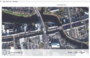 Screenshot showing satellite image with multiple points mapped representing the SPIN network members. Credit: PacTec