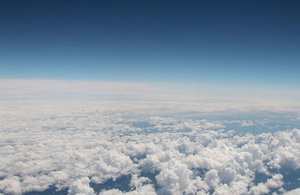 Clouds seen from above.